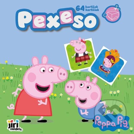 Spoločenská hra: Pexeso v sešitu Prasátko Peppa (Jiří Models). Jiří Models, 2024 Spoločenská hra: Pexeso v sešitu Prasátko Peppa (Jiří Models). Jiří Models, 2024
