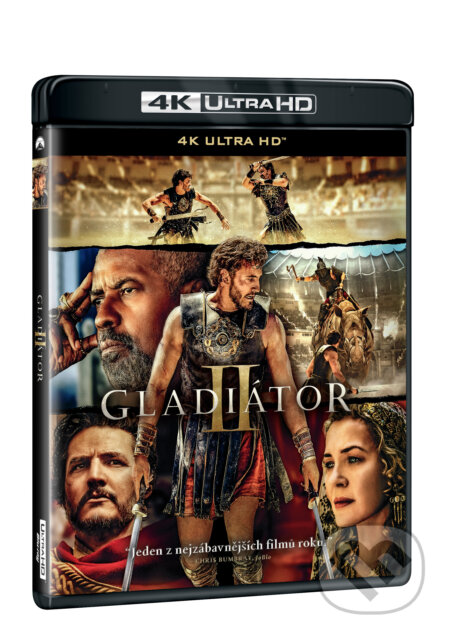 Film: Gladiátor II Ultra HD Blu-ray (Ridley Scott) (UltraHDBlu-ray). Magicbox, 2025 Film: Gladiátor II Ultra HD Blu-ray (Ridley Scott) (UltraHDBlu-ray). Magicbox, 2025