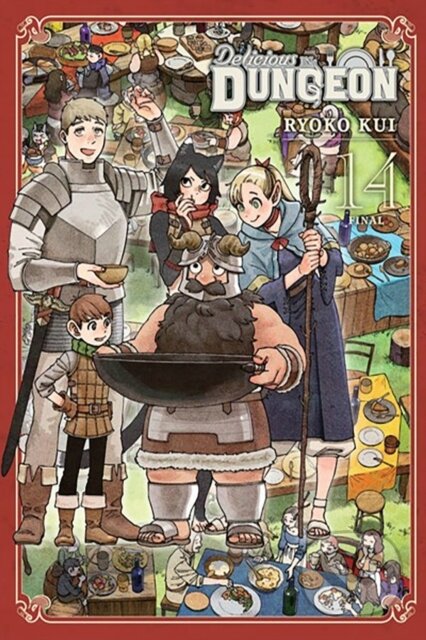 Kniha: Delicious in Dungeon 14 (Ryoko Kui). Yen Press, 2024 Kniha: Delicious in Dungeon 14 (Ryoko Kui). Yen Press, 2024