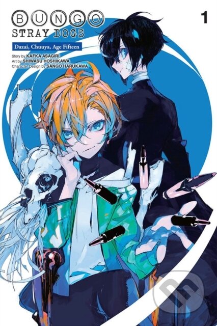 Kniha: Bungo Stray Dogs: Dazai, Chuuya, Age Fifteen, Vol. 1 (Kafka Asagiri). Yen Press, 2023 Kniha: Bungo Stray Dogs: Dazai, Chuuya, Age Fifteen, Vol. 1 (Kafka Asagiri). Yen Press, 2023