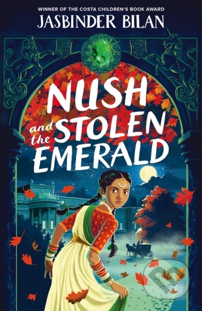 Kniha: Nush and the Stolen Emerald (Jasbinder Bilan). Chicken House, 2024 Kniha: Nush and the Stolen Emerald (Jasbinder Bilan). Chicken House, 2024