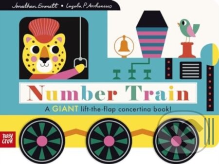 Kniha: Number Train (Jonathan Emmett). Nosy Crow, 2024 Kniha: Number Train (Jonathan Emmett). Nosy Crow, 2024