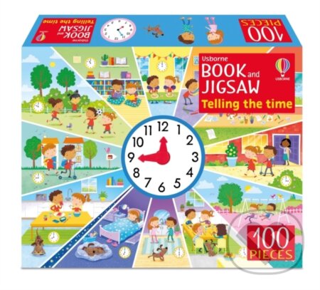 Kniha: Usborne Book and Jigsaw Telling the Time (Kate Nolan). Usborne, 2024 Kniha: Usborne Book and Jigsaw Telling the Time (Kate Nolan). Usborne, 2024