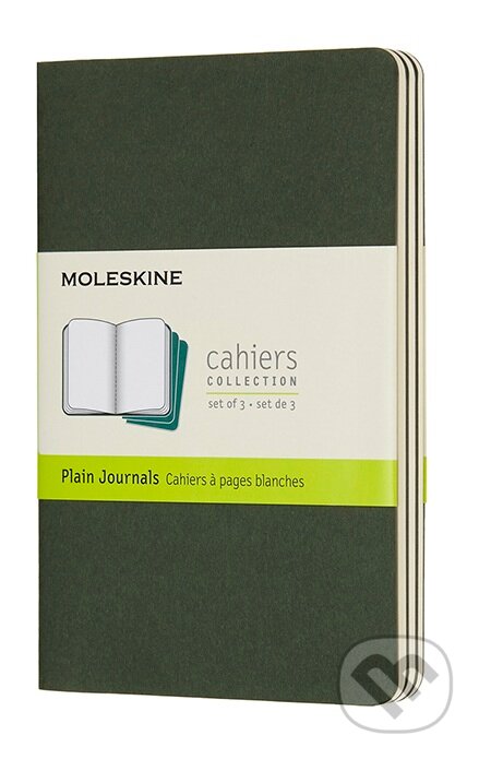 Moleskine - sada 3 zelených zošitov (Moleskine). Moleskine, 2017 Moleskine - sada 3 zelených zošitov (Moleskine). Moleskine, 2017