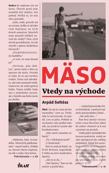 Kniha: Mäso (Arpád Soltész), 2017 Kniha: Mäso (Arpád Soltész), 2017