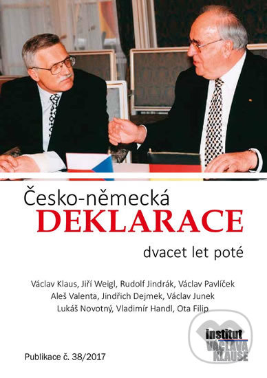 Kniha: Česko-německá deklarace dvacet let poté (Autorský kolektiv). Institut Václava Klause, 2017 Kniha: Česko-německá deklarace dvacet let poté (Autorský kolektiv). Institut Václava Klause, 2017