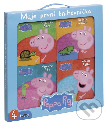 Kniha: Peppa Pig: Moje první knihovnička (Egmont ČR). Egmont ČR, 2017 Kniha: Peppa Pig: Moje první knihovnička (Egmont ČR). Egmont ČR, 2017