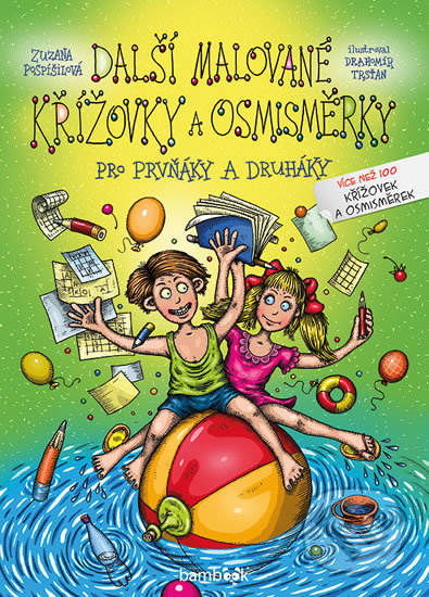 Kniha: Další malované křížovky a osmisměrky pro prvňáky a druháky (Drahomír Trsťan a Zuzana Pospíšilová). Bambook, 2017 Kniha: Další malované křížovky a osmisměrky pro prvňáky a druháky (Drahomír Trsťan a Zuzana Pospíšilová). Bambook, 2017