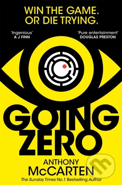 Kniha: Going Zero (Anthony Mccarten). Pan Books, 2024 Kniha: Going Zero (Anthony Mccarten). Pan Books, 2024