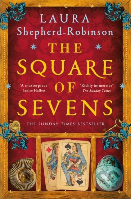 Kniha: The Square of Sevens (Laura Shepherd-Robinson). Pan Books, 2024 Kniha: The Square of Sevens (Laura Shepherd-Robinson). Pan Books, 2024