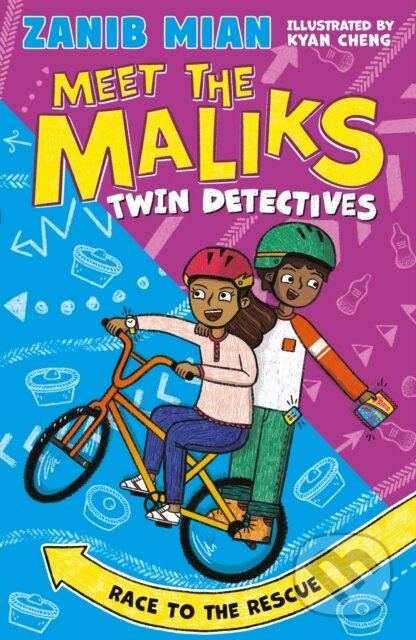 Kniha: Meet the Maliks – Twin Detectives: Race to the Rescue (Zanib Mian). Hodder Children's Books, 2024 Kniha: Meet the Maliks – Twin Detectives: Race to the Rescue (Zanib Mian). Hodder Children's Books, 2024