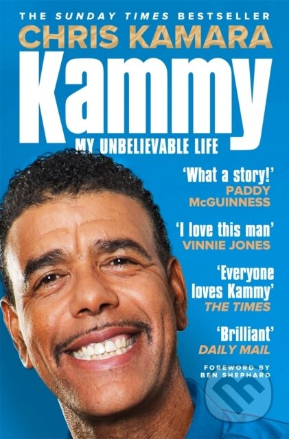 Kniha: Kammy (Chris Kamara). Pan Books, 2024 Kniha: Kammy (Chris Kamara). Pan Books, 2024
