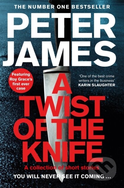 Kniha: A Twist of the Knife (Peter James). Pan Books, 2023 Kniha: A Twist of the Knife (Peter James). Pan Books, 2023