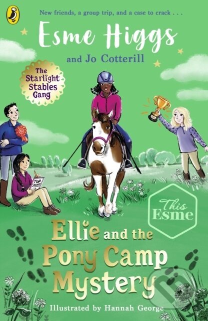 Kniha: Ellie and the Pony Camp Mystery (Esme Higgs a Jo Cotterill). Puffin Books, 2024 Kniha: Ellie and the Pony Camp Mystery (Esme Higgs a Jo Cotterill). Puffin Books, 2024