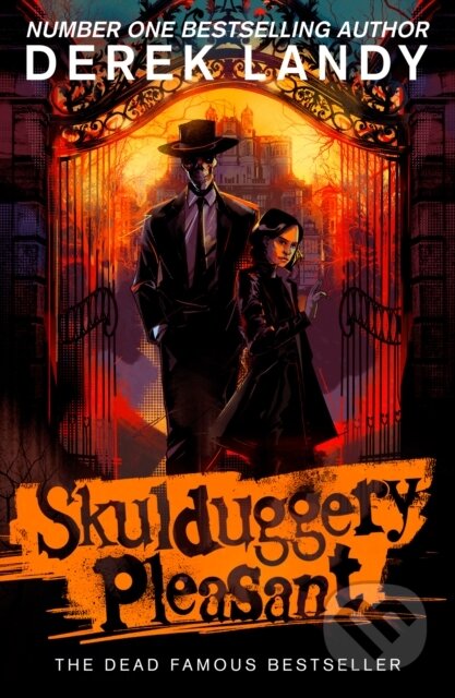 Kniha: Skulduggery Pleasant (Derek Landy). HarperCollins, 2024 Kniha: Skulduggery Pleasant (Derek Landy). HarperCollins, 2024