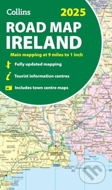 Kniha: 2025 Collins Road Map of Ireland (Collins Maps). Collins, 2024 Kniha: 2025 Collins Road Map of Ireland (Collins Maps). Collins, 2024