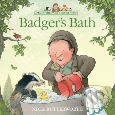 Kniha: Badger’s Bath (Nick Butterworth). HarperCollins, 2024 Kniha: Badger’s Bath (Nick Butterworth). HarperCollins, 2024