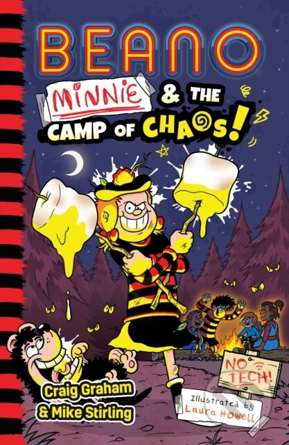 Kniha: Beano Minnie and the Camp of Chaos (Beano Studios, Mike Stirling a Craig Graham). Farshore, 2024 Kniha: Beano Minnie and the Camp of Chaos (Beano Studios, Mike Stirling a Craig Graham). Farshore, 2024