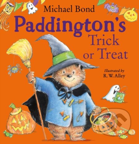 Kniha: Paddington’s Trick or Treat (Michael Bond). HarperCollins, 2024 Kniha: Paddington’s Trick or Treat (Michael Bond). HarperCollins, 2024