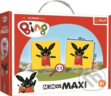 Společenská hra: Maxi pexeso Králíček Bing (Trefl). Trefl Společenská hra: Maxi pexeso Králíček Bing (Trefl). Trefl
