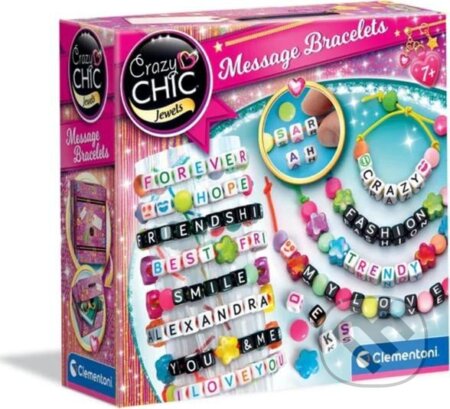 Spoločenská hra: Crazy Chic Náramky s písmeny (Clementoni). Clementoni Spoločenská hra: Crazy Chic Náramky s písmeny (Clementoni). Clementoni