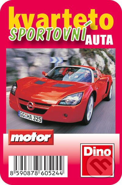 Společenská hra: Športové autá (kvarteto) (Dino). Dino Společenská hra: Športové autá (kvarteto) (Dino). Dino