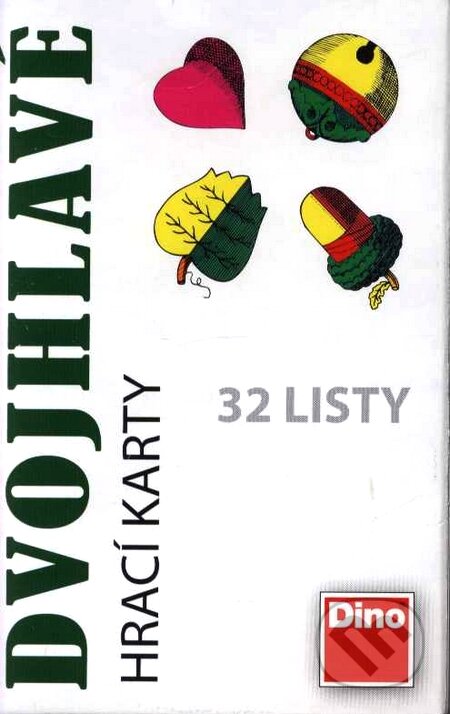 Společenská hra: Dvojhlavé hrací karty (Dino). Dino Společenská hra: Dvojhlavé hrací karty (Dino). Dino
