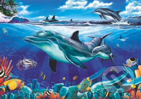 Puzzle: Delfínia rodinka (Dino). Dino Puzzle: Delfínia rodinka (Dino). Dino