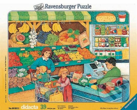 Puzzle: Na nákupe (Ravensburger). Ravensburger Puzzle: Na nákupe (Ravensburger). Ravensburger