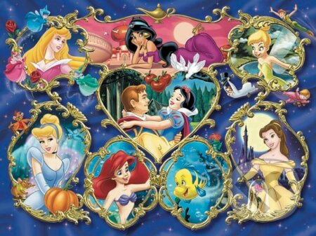 Puzzle: Princezny (Ravensburger). Ravensburger Puzzle: Princezny (Ravensburger). Ravensburger