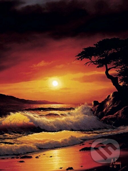 Puzzle: Západ slnka (Ravensburger). Ravensburger Puzzle: Západ slnka (Ravensburger). Ravensburger