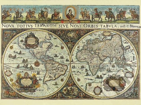 Puzzle: Historická mapa sveta z roku 1665 (Ravensburger). Ravensburger Puzzle: Historická mapa sveta z roku 1665 (Ravensburger). Ravensburger
