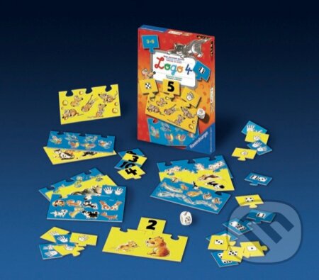 Spoločenská hra: Logo 4 - Počítaj so mnou (Ravensburger). Ravensburger Spoločenská hra: Logo 4 - Počítaj so mnou (Ravensburger). Ravensburger