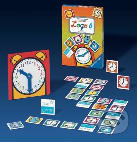 Spoločenská hra: Logo 6 - Hodiny (Ravensburger). Ravensburger Spoločenská hra: Logo 6 - Hodiny (Ravensburger). Ravensburger