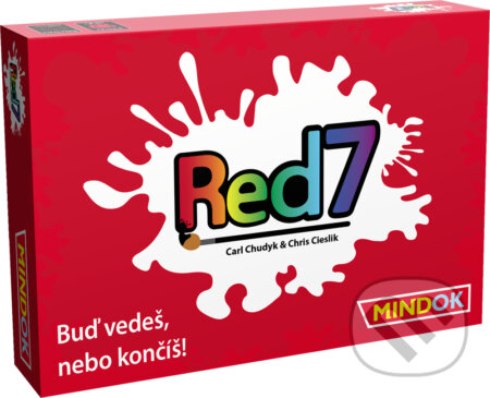 Spoločenská hra: Red 7 (Carl Chudyk a Chris Cieslik). Mindok, 2017 Spoločenská hra: Red 7 (Carl Chudyk a Chris Cieslik). Mindok, 2017