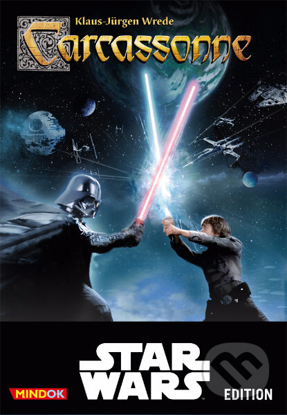 Společenská hra: Carcassonne - Star Wars (Klaus-Jurgen Wrede). Mindok, 2017 Společenská hra: Carcassonne - Star Wars (Klaus-Jurgen Wrede). Mindok, 2017