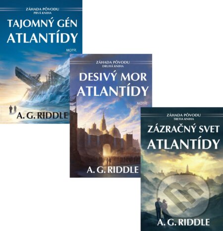 Kniha: Záhada pôvodu (komplet) (A.G. Riddle). Motýľ, 2016 Kniha: Záhada pôvodu (komplet) (A.G. Riddle). Motýľ, 2016