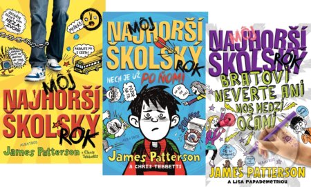 Kniha: Môj najhorší školský rok 1+2+3 (kolekcia) (James Patterson). Albatros SK, 2017 Kniha: Môj najhorší školský rok 1+2+3 (kolekcia) (James Patterson). Albatros SK, 2017