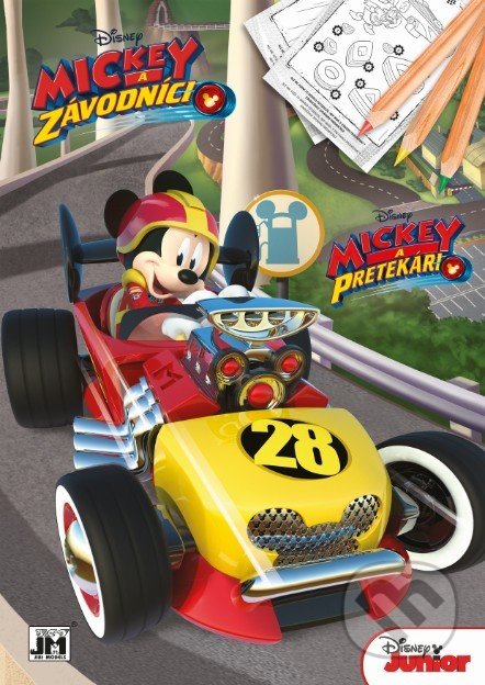 Kniha: Mickey a pretekári / Mickey a závodníci (Jiří Models). Jiří Models, 2017 Kniha: Mickey a pretekári / Mickey a závodníci (Jiří Models). Jiří Models, 2017