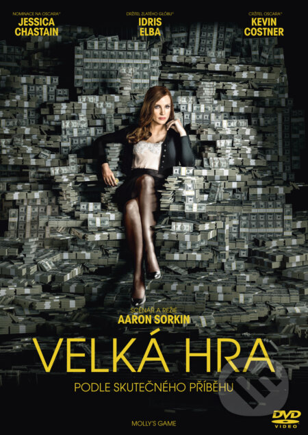 Film: Velká hra (Aaron Sorkin) (DVD). Bonton Film, 2018 Film: Velká hra (Aaron Sorkin) (DVD). Bonton Film, 2018