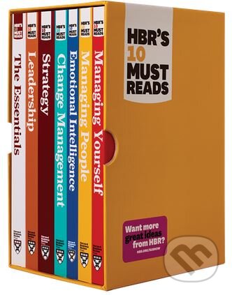 Kniha: HBR's 10 Must Reads Boxed Set with Bonus Emotional Intelligence (Clayton M. Christensen, Daniel Goleman a Peter F. Drucker). Harvard Business Press, 2017 Kniha: HBR's 10 Must Reads Boxed Set with Bonus Emotional Intelligence (Clayton M. Christensen, Daniel Goleman a Peter F. Drucker). Harvard Business Press, 2017