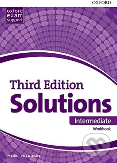 Kniha: Maturita Solutions - Intermediate - Workbook (Paul Davies a Tim Falla). Oxford University Press, 2017 Kniha: Maturita Solutions - Intermediate - Workbook (Paul Davies a Tim Falla). Oxford University Press, 2017