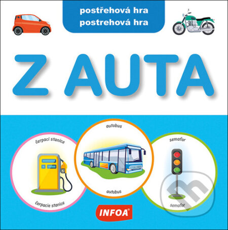 Spoločenská hra: Z auta postřehová hra/postrehová hra (INFOA). INFOA, 2025 Spoločenská hra: Z auta postřehová hra/postrehová hra (INFOA). INFOA, 2025