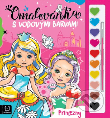 Kniha: Omalovánka s vodovými barvami Princezny (Anna Podgórska a Sylwia Filipczak). Aksjomat, 2025 Kniha: Omalovánka s vodovými barvami Princezny (Anna Podgórska a Sylwia Filipczak). Aksjomat, 2025