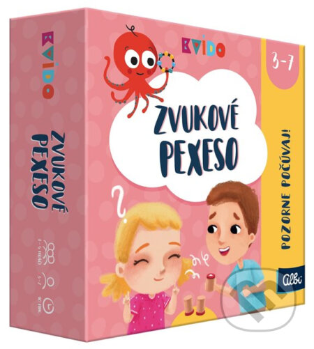 Spoločenská hra: Kvído - Zvukové pexeso (Albi). Albi, 2025 Spoločenská hra: Kvído - Zvukové pexeso (Albi). Albi, 2025