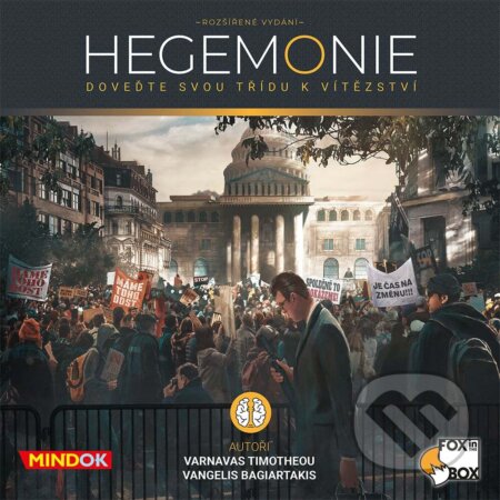 Spoločenská hra: Hegemonie: Doveďte svou společenskou třídu k vítězství! (Vangelis Bagiartakis). Mindok, 2025 Spoločenská hra: Hegemonie: Doveďte svou společenskou třídu k vítězství! (Vangelis Bagiartakis). Mindok, 2025