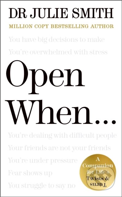 Kniha: Open When... (Julie Smith). Penguin Books, 2025 Kniha: Open When... (Julie Smith). Penguin Books, 2025