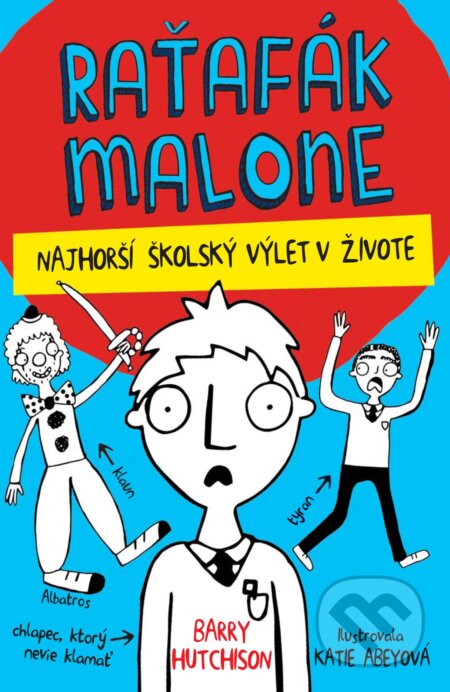 Kniha: Raťafák Malone: Najhorší školský výlet (Barry Hutchison). Albatros SK, 2017 Kniha: Raťafák Malone: Najhorší školský výlet (Barry Hutchison). Albatros SK, 2017
