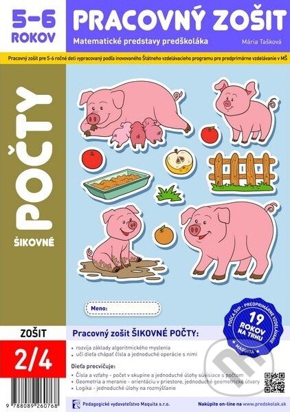 Kniha: Šikovné počty (Mária Tašková). Maquita, 2017 Kniha: Šikovné počty (Mária Tašková). Maquita, 2017