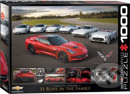 Puzzle: Auto Corvetta v rodině (EuroGraphics). EuroGraphics, 2017 Puzzle: Auto Corvetta v rodině (EuroGraphics). EuroGraphics, 2017